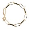 14ct Yellow And White Gold Fancy Bracelet 7.5"