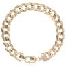 9ct Yellow Gold Curb Bracelet 8"