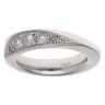 9ct White Gold 0.25ct Brilliant Cut Diamond Fancy Ring