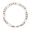 9ct Yellow Gold Figaro Bracelet 8.5"