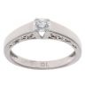 18ct White Gold 0.25ct Brilliant Cut Diamond Solitaire Ring