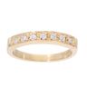 18ct Yellow Gold 0.34ct Diamond Trilogy Ring