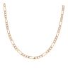 9ct Yellow Gold Figaro Chain 18"