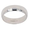 18ct White Gold Wedding Band 6mm