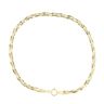 9ct Yellow Gold Plaited Herringbone Bracelet 7"