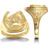 9ct Yellow Gold Horse Shoe Ring