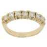 18ct Yellow Gold 0.75ct Brilliant Cut Diamond Half Eternity Ring