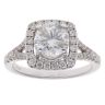 18ct White Gold 1.80ct Brilliant Cut Diamond Cluster Ring