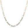 9ct Yellow Gold Figaro Chain 18"