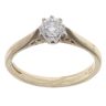 9ct Yellow Gold 0.33ct Brilliant Cut Diamond Solitaire Ring
