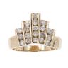 9ct Yellow Gold 1.00ct Brilliant Cut Diamond Cluster Ring