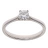 18ct White Gold 0.33ct Brilliant Cut Diamond Solitaire Ring