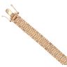 9ct Yellow Gold Watch Strap Style Bracelet 6"