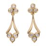 18ct Yellow Gold 0.65ct Diamond Drop Earrings