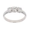 18ct White Gold 0.50ct Brilliant Cut Trilogy Diamond Ring