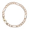 9ct Yellow Gold Figaro Bracelet 8.5"