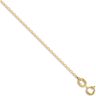 9ct Yellow Gold Trace-Link Pendant Chain