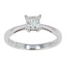 18ct White Gold Princess Cut 0.50ct Diamond Solitaire Ring