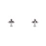 Silver Gem Set Mushroom Earrings