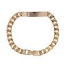 9ct Yellow Gold Curb I.D Bracelet 8"