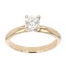 9ct Yellow Gold Diamond Solitaire Ring