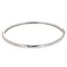 18ct White Gold 0.20ct Brilliant Cut Diamond Bangle