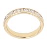 18ct Yellow Gold 0.40ct Brilliant And Baguette Cut Diamond Half Eternity Ring