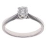 18ct White Gold 0.33ct Brilliant Cut Diamond Solitaire Ring