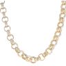 9ct Yellow Gold Cubic Zirconia Belcher Chain 24"