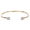 9ct Yellow Gold 0.40ct Diamond Torque Bangle