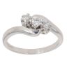 18ct White Gold 0.30ct Brilliant Cut Diamond Trilogy Ring