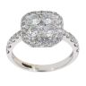 14ct White Gold 2.00ct Diamond Cluster Ring