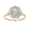 9ct Yellow Gold 1.35ct Brilliant Cut Diamond Cluster Ring