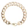 9ct Yellow Gold Curb Bracelet 9"