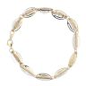 14ct Yellow And White Gold Fancy Bracelet 7"