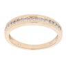 9ct Yellow Gold 0.33ct Brilliant Cut Diamond Half Eternity Ring