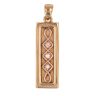 9ct Yellow and Rose Gold 0.05ct Clogau Pendant