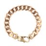 9ct Yellow Gold Curb Bracelet 9"