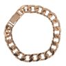 9ct Yellow Gold Curb Bracelet 8"