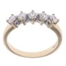 9ct Yellow Gold Five stone Cubic Zirconia Ring