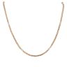 9ct Yellow and White Gold Byzantine Chain 16"