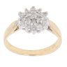 18ct Yellow Gold 0.25ct Brilliant Cut Diamond Cluster Ring