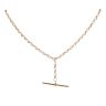 9ct Yellow Gold Belcher T Bar Chain 18"
