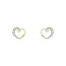 22ct Yellow Gold Cubic Zirconia STONE Earring