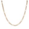 9ct Yellow Gold Figaro Chain 20"
