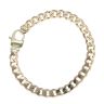 9ct Yellow Gold Curb Bracelet 9"