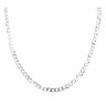 Silver Curb Chain 22" By Icesia