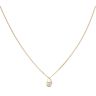 18ct Yellow Gold 0.25ct Brilliant Cut Diamond Pendant And Chain 18"