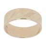 9ct Yellow Gold Patterned Wedding Band 6.5mm