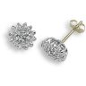9 Carat White Gold 0.25ct Diamond Earrings